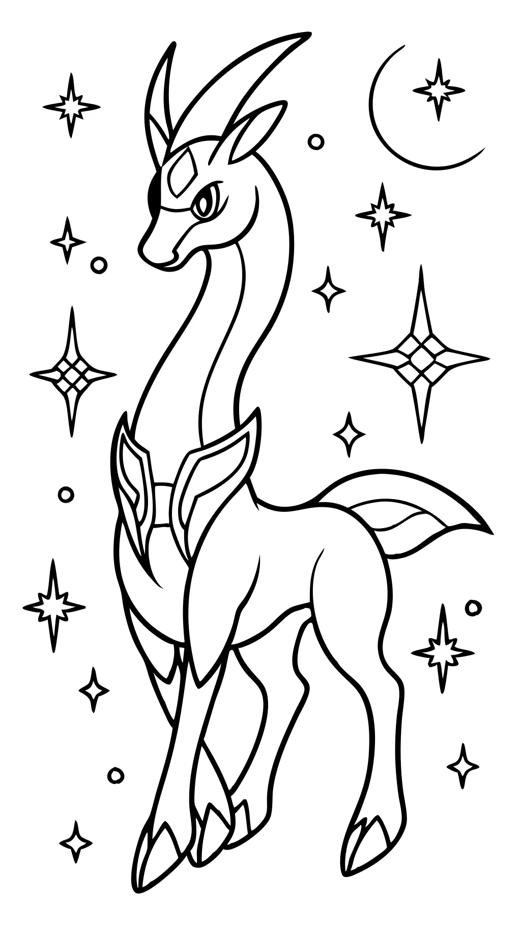 páginas para colorear de Pokemon Arceus